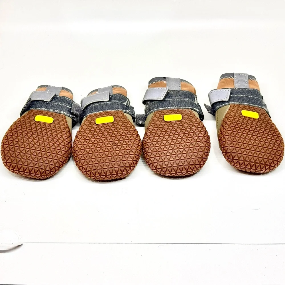 JZXOIVA DOG SHOES Size 6 Medium Paw Protection Indoor Outdoor Cold Hot Rain T269